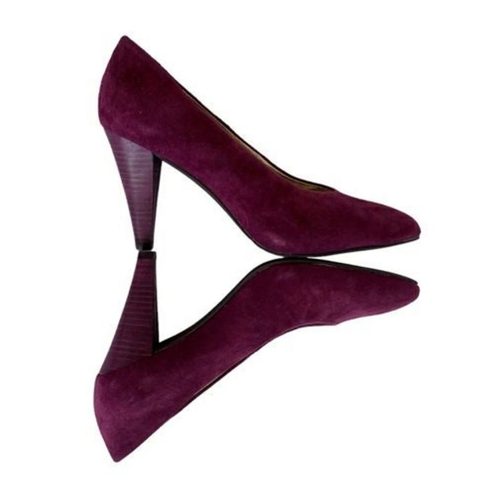 Seychelles Magic Words Pump in Burgundy Suede, Size 8.5